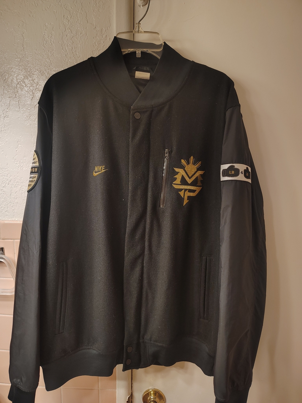 Nike Pacquiao Varsity Bomber Destroyer Jacket XL